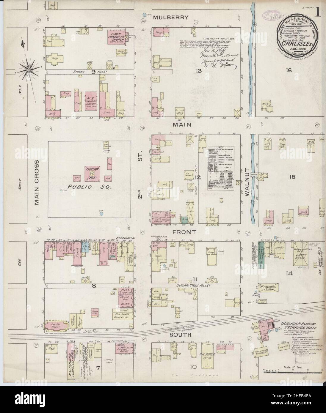 Map of carlisle kentucky hires stock photography and images Alamy