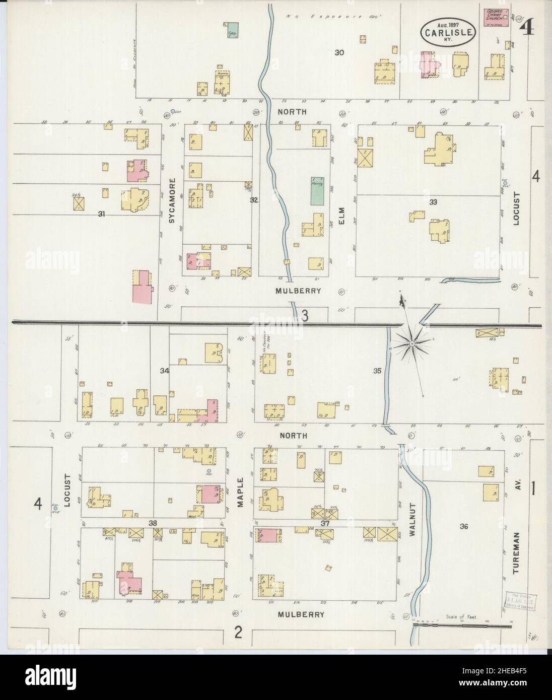 Map of carlisle kentucky hires stock photography and images Alamy