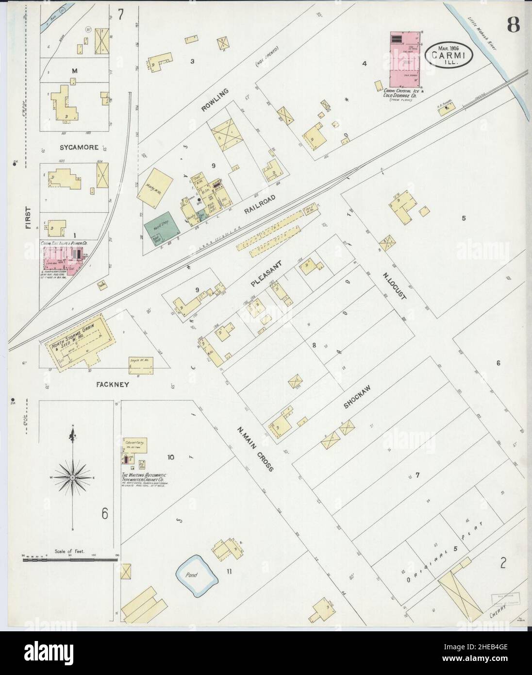 Carmi map hires stock photography and images Alamy