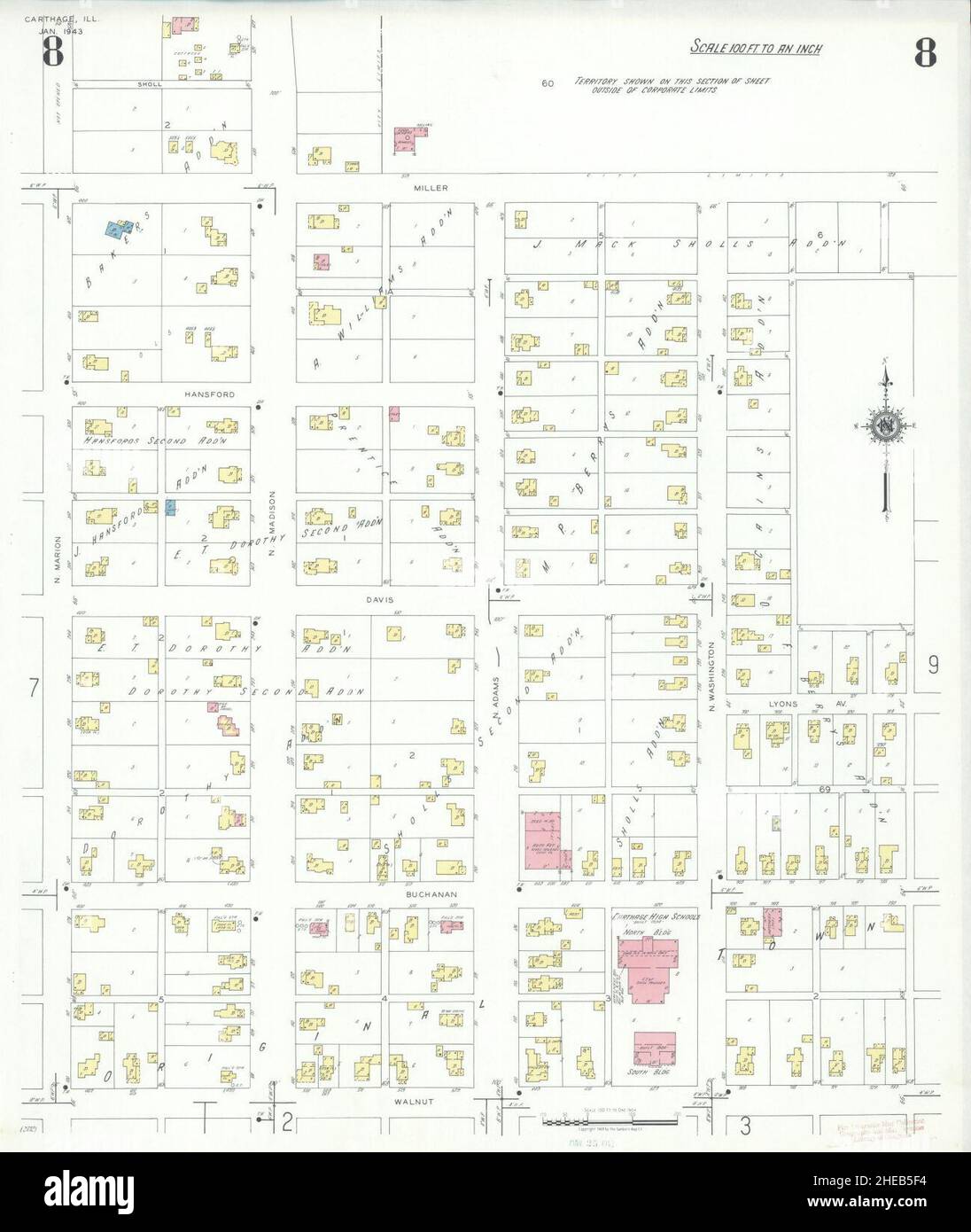 Carthage historic map hires stock photography and images Alamy