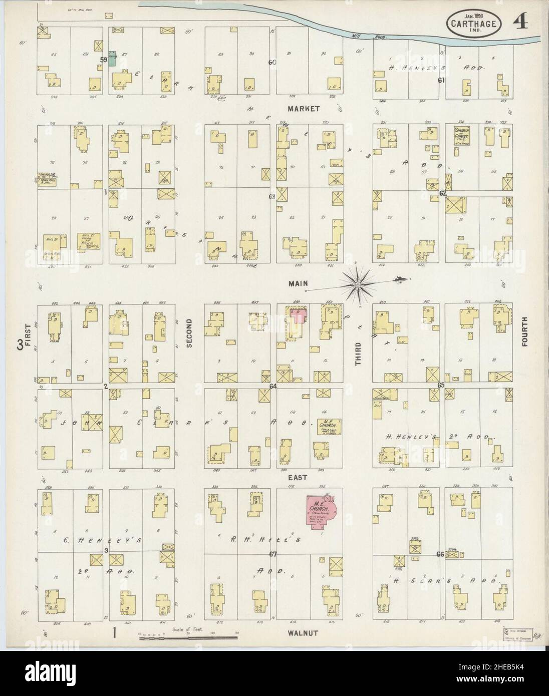 Carthage historic map hires stock photography and images Alamy