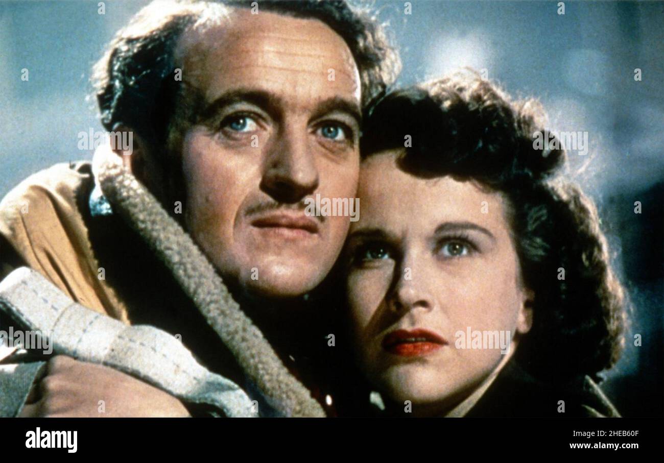 A MATTER OF LIFE AND DEATH 1946 Eagle-Lion film with Kim Hunter and David Niven Stock Photo