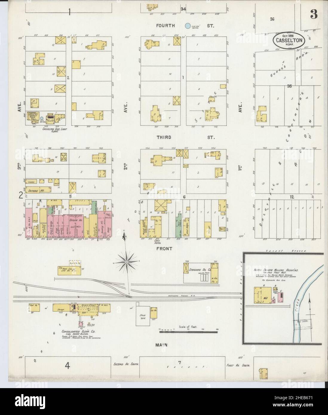 Casselton north dakota map hires stock photography and images Alamy