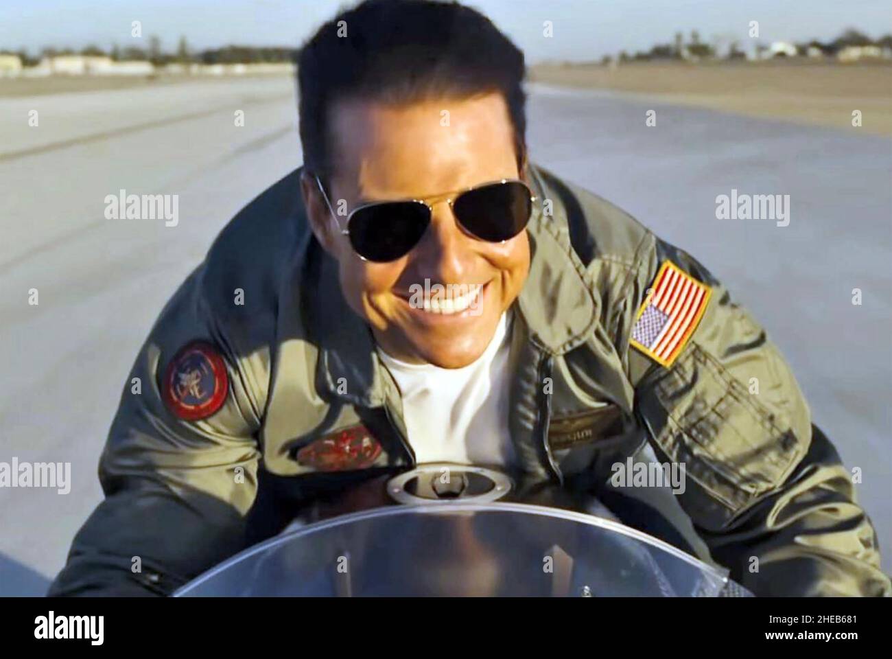 TOP GUN; MAVERICK 2022 Paramount Pictures film with Tom Cruise Stock Photo