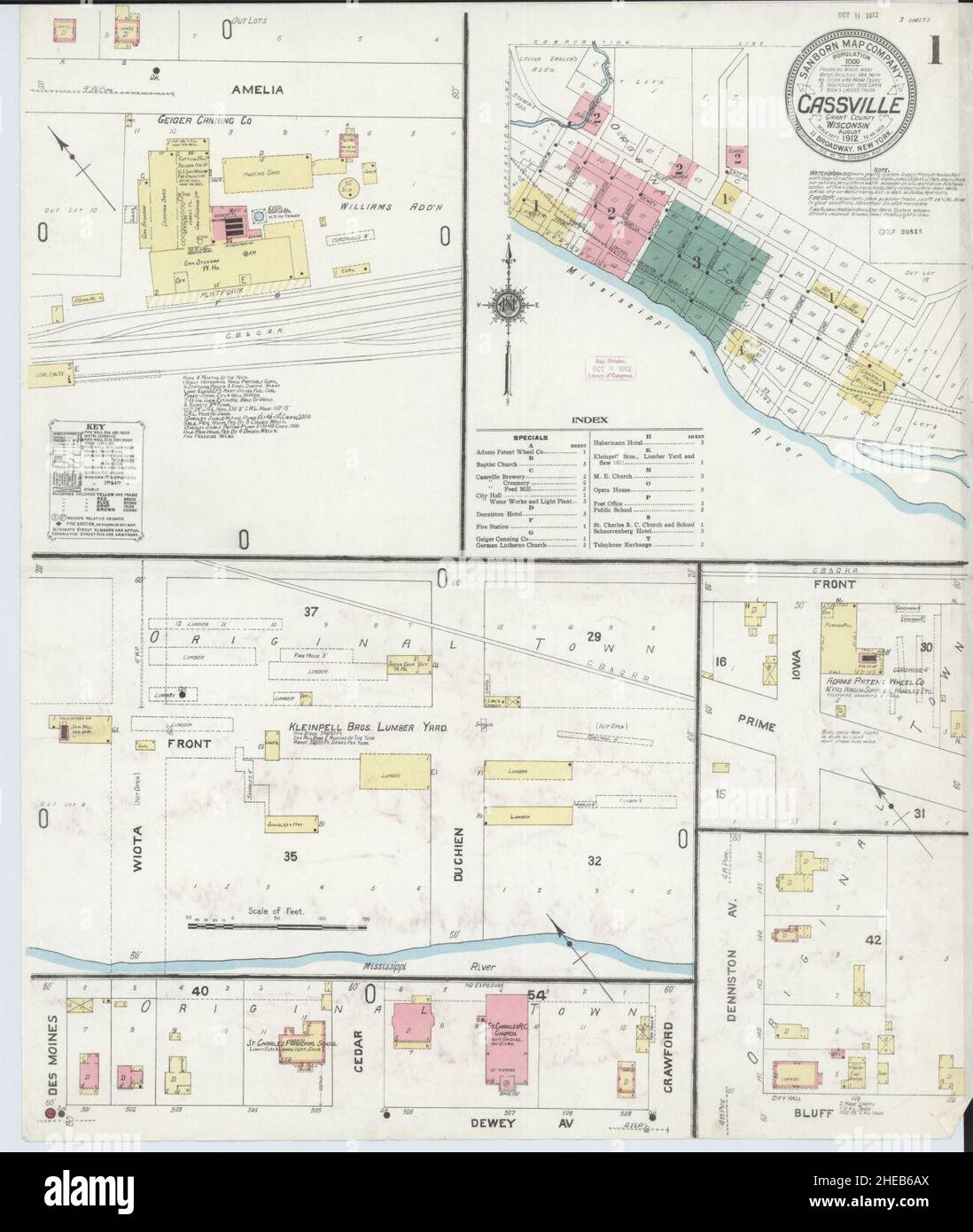 Map of cassville hires stock photography and images Alamy