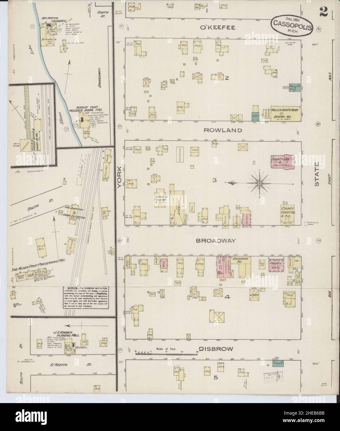 Map of cassopolis hires stock photography and images Alamy