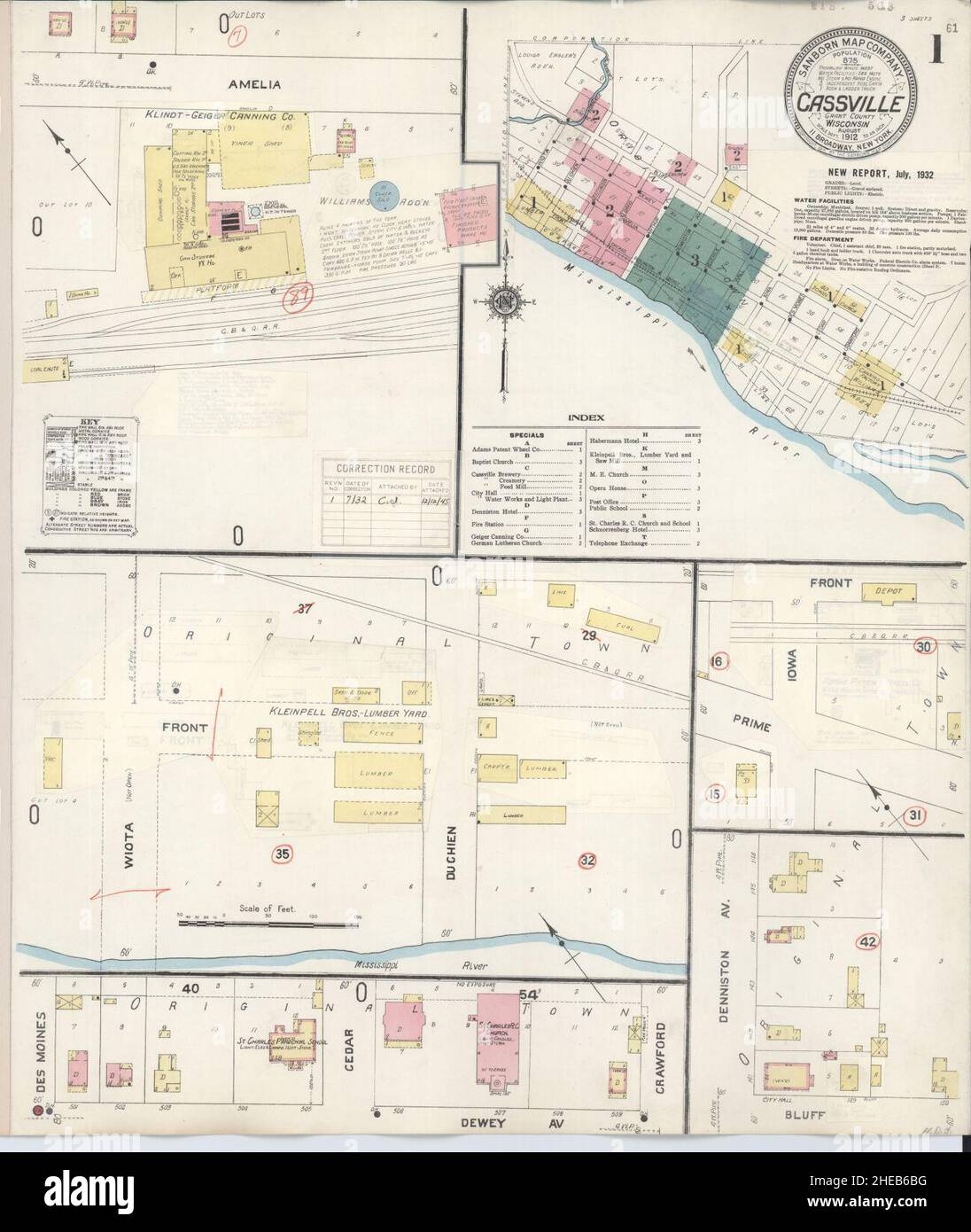 Map of cassville hires stock photography and images Alamy