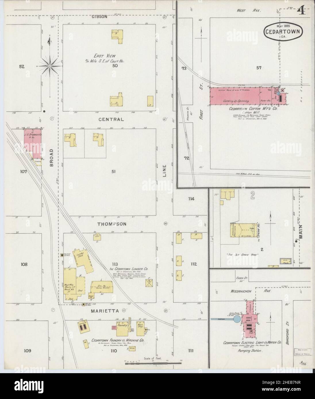 Map of cedartown hires stock photography and images Alamy