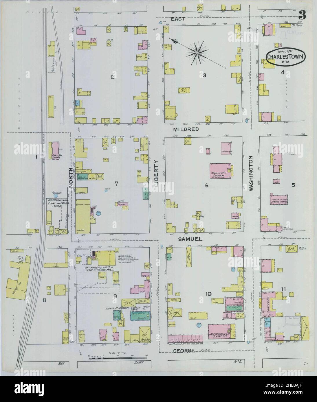 Map of charles town hi-res stock photography and images - Alamy