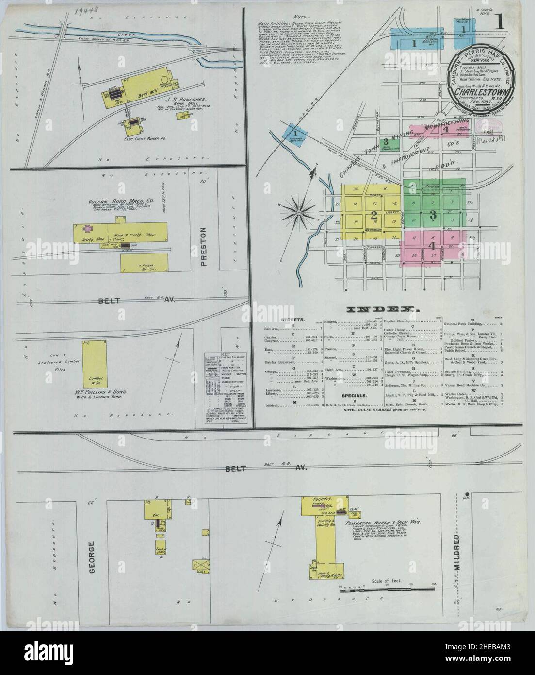 Map of charles town hi-res stock photography and images - Alamy