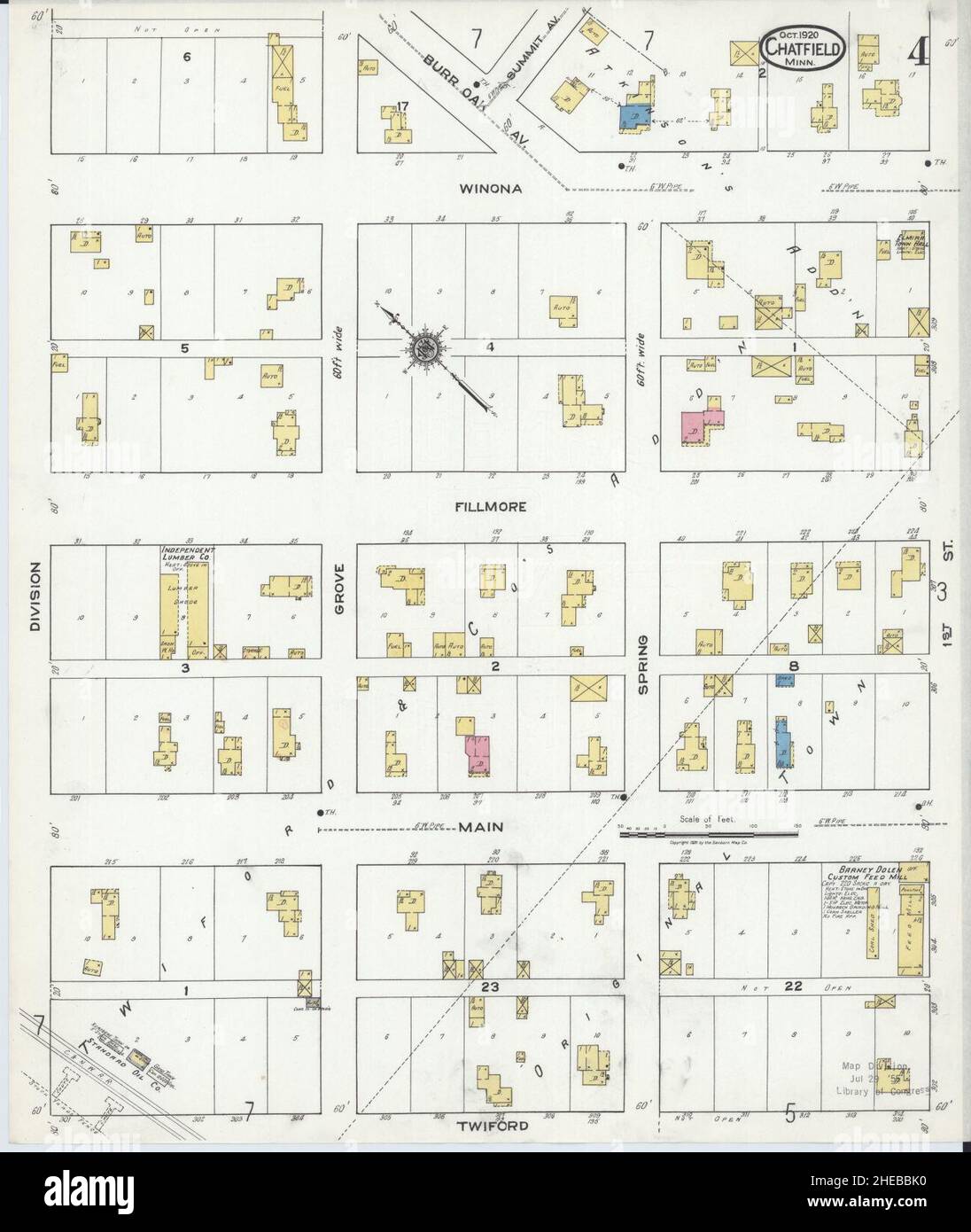 Map of chatfield hires stock photography and images Alamy