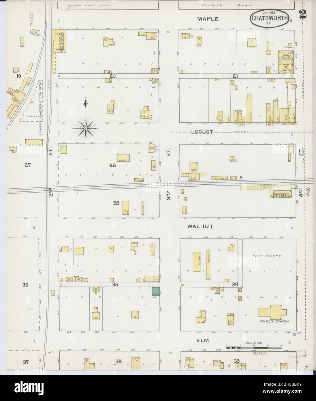 Map of chatsworth hires stock photography and images Alamy