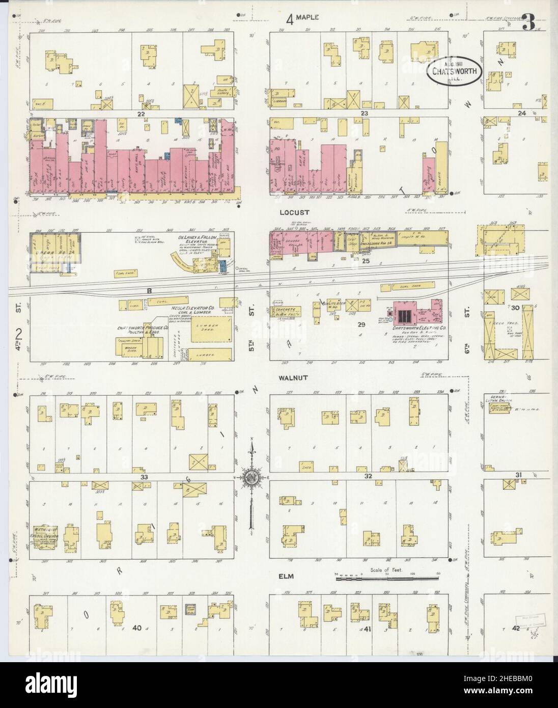 Map of chatsworth hires stock photography and images Alamy