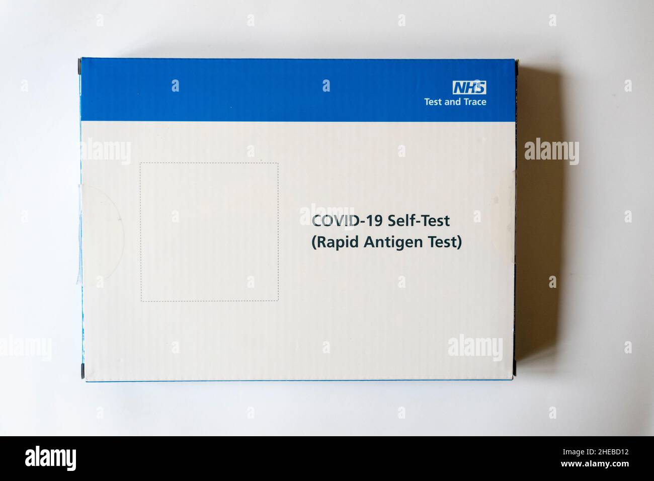 NHS approved Covid19 Rapid Antigen Testing kit Stock Photo Alamy