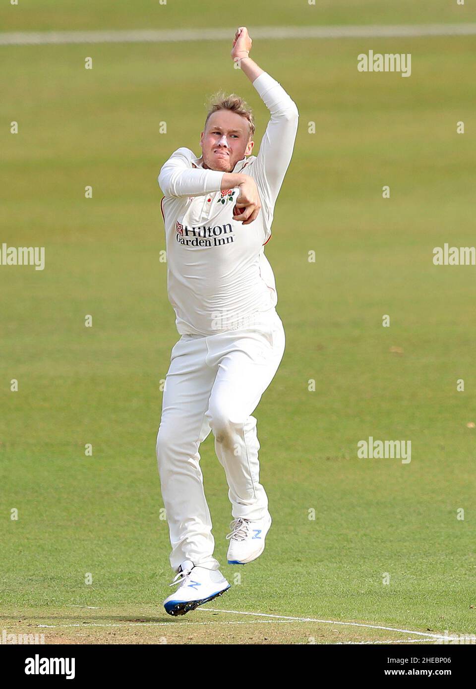 File photo dated 23-09-2019 of Lancashire's Matt Parkinson who has signed a new contract at the club which runs until at least the end of the 2023 season. Issue date: Monday January 10, 2022. Stock Photo