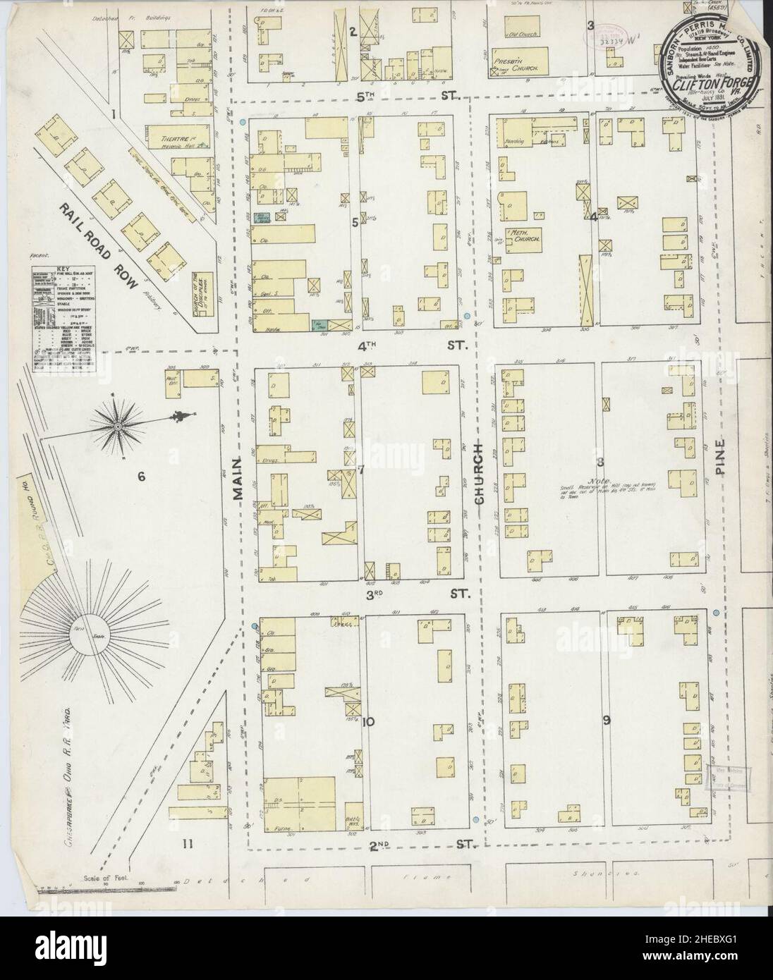Sanborn Fire Insurance Map from Clifton Independent Cities