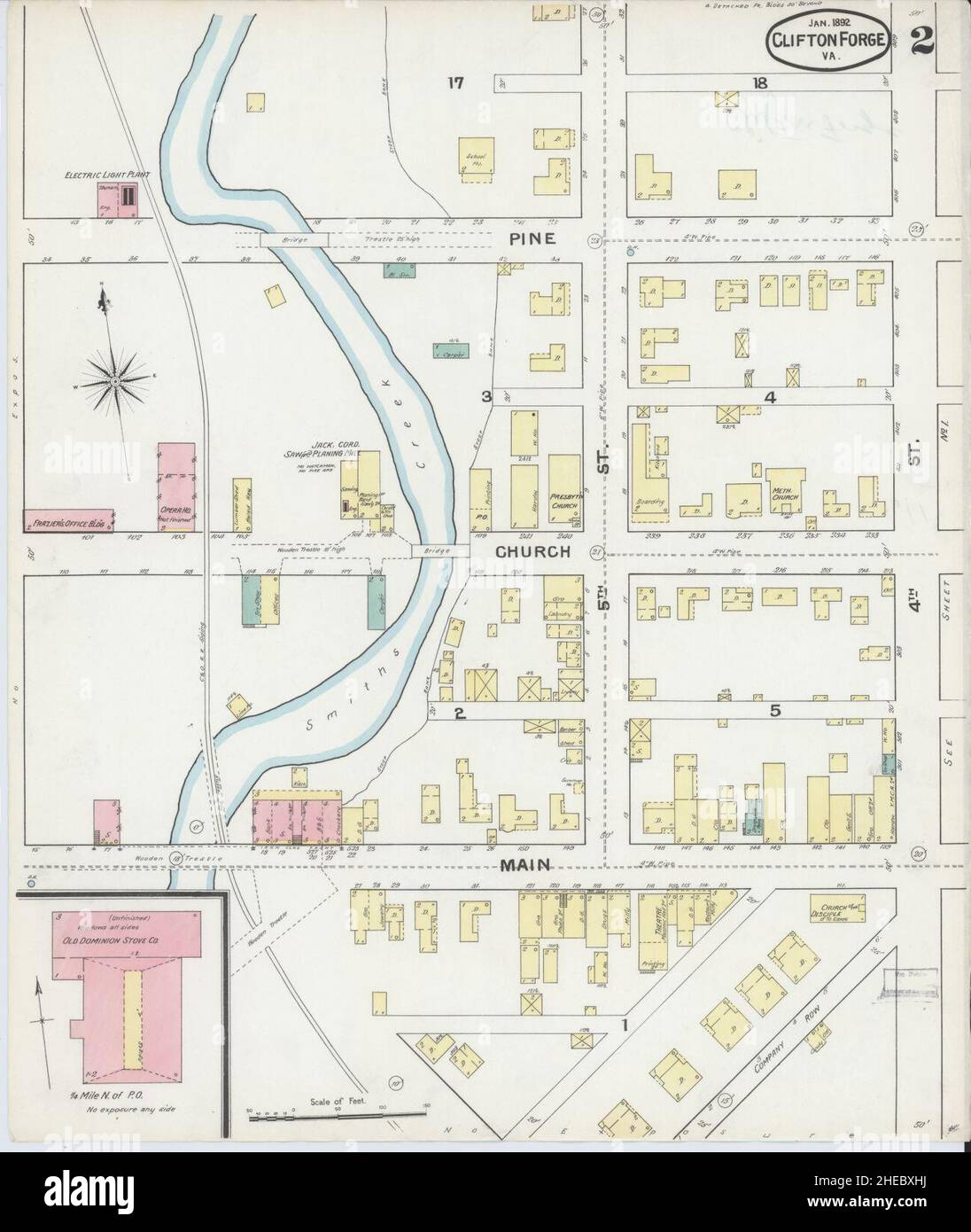 Sanborn Fire Insurance Map from Clifton Independent Cities