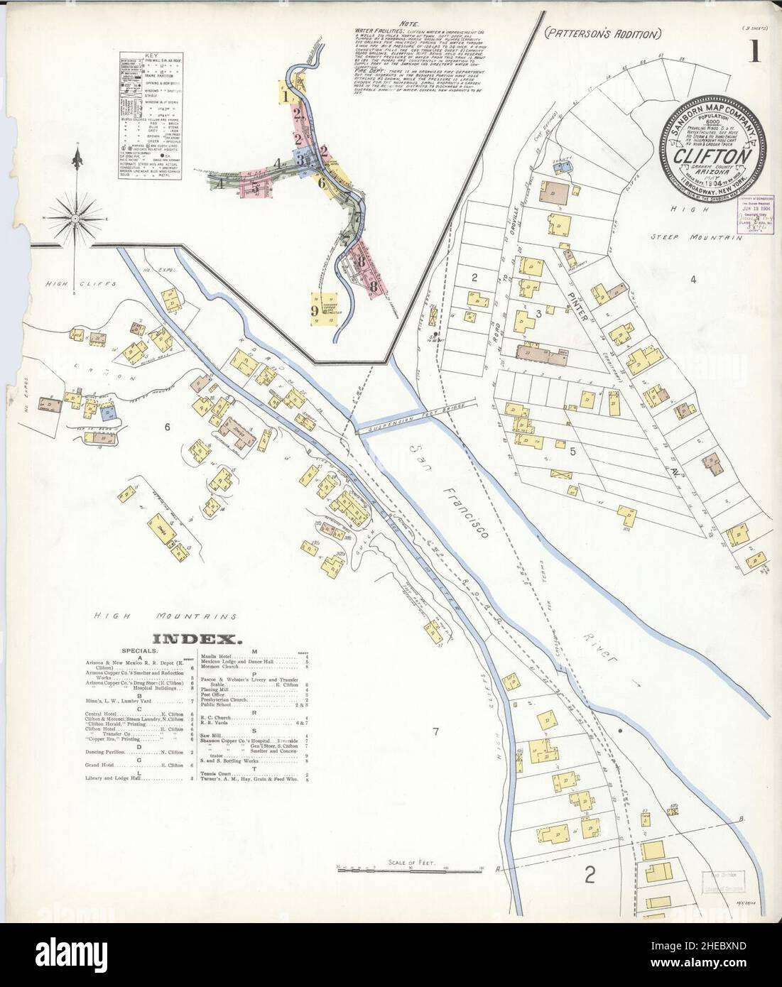 Map of clifton hires stock photography and images Alamy