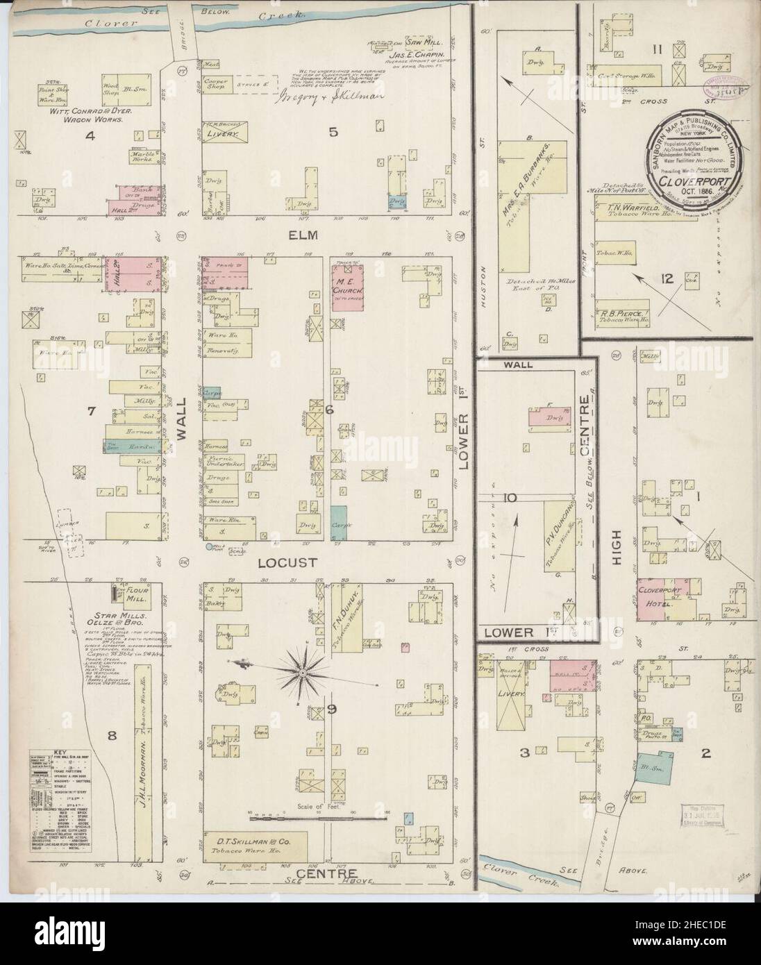 Cloverport kentucky map hires stock photography and images Alamy