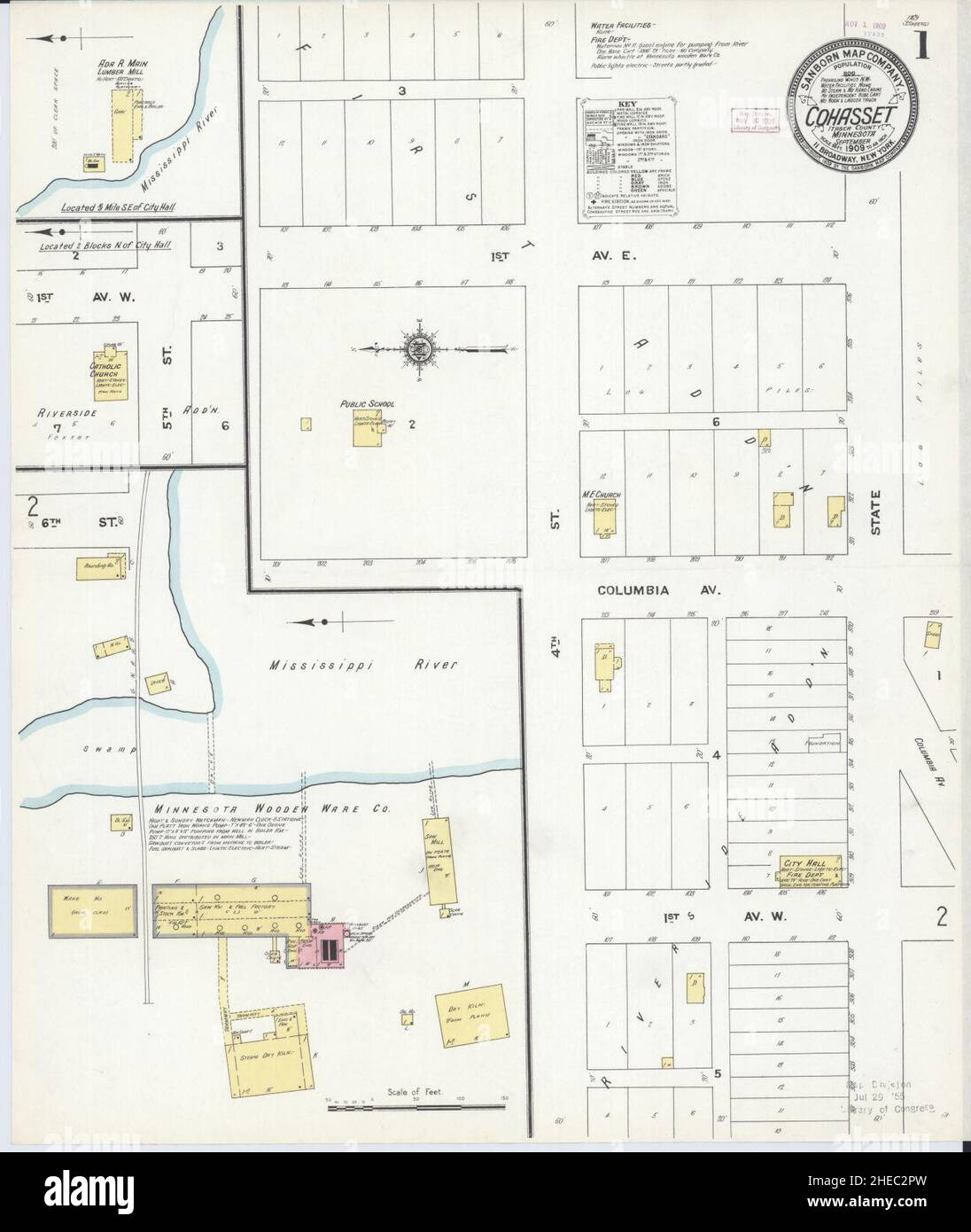 Map of cohasset minnesota hires stock photography and images Alamy