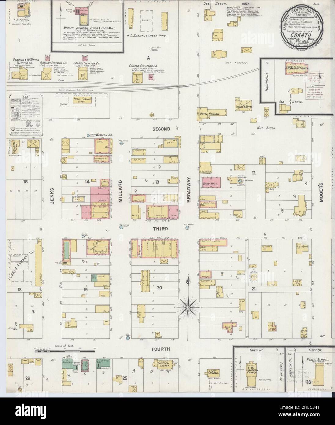 Map of cokato hires stock photography and images Alamy
