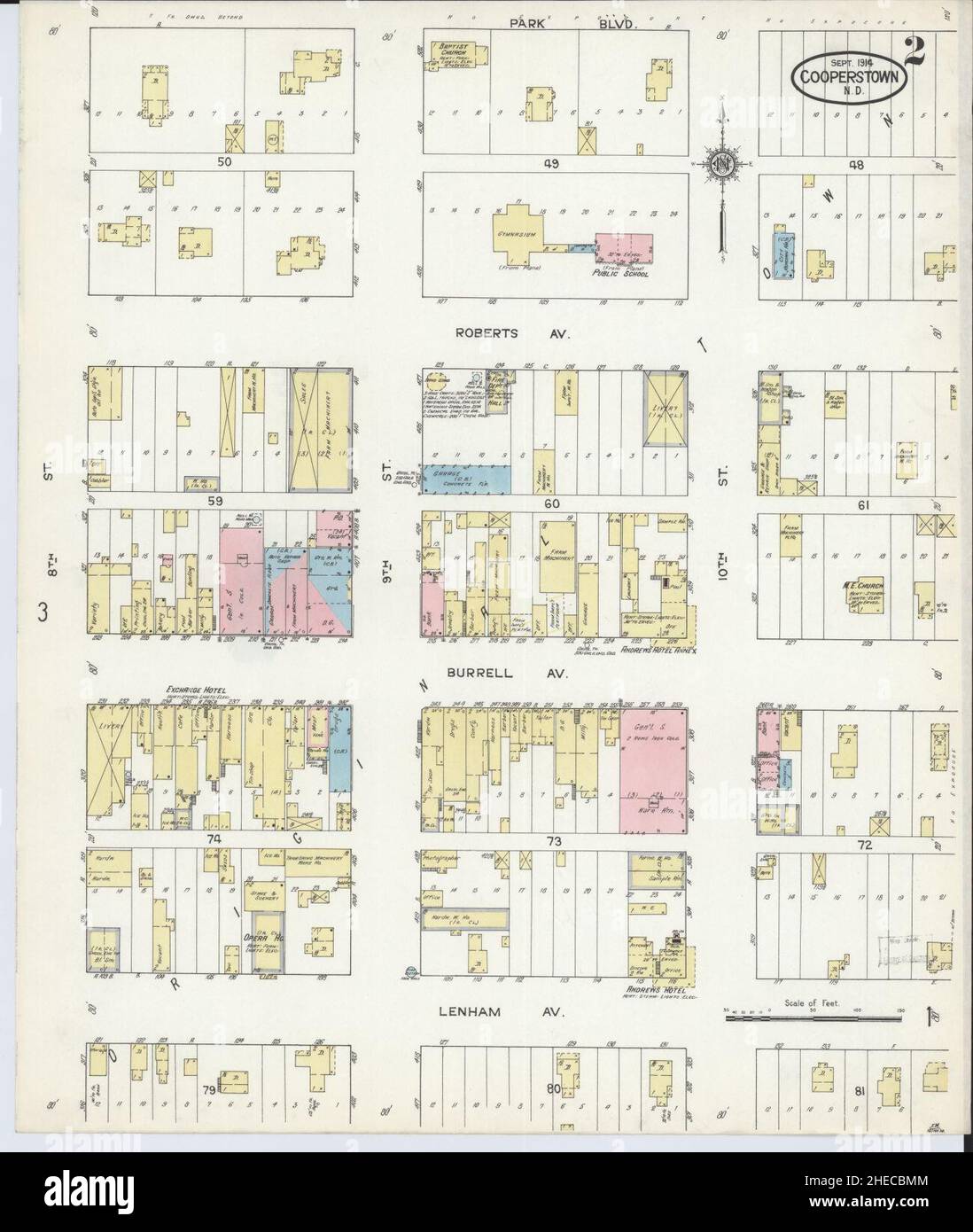 Vintage map of cooperstown hires stock photography and images Alamy