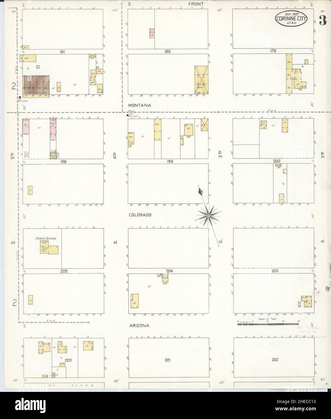 Corinne utah map hires stock photography and images Alamy