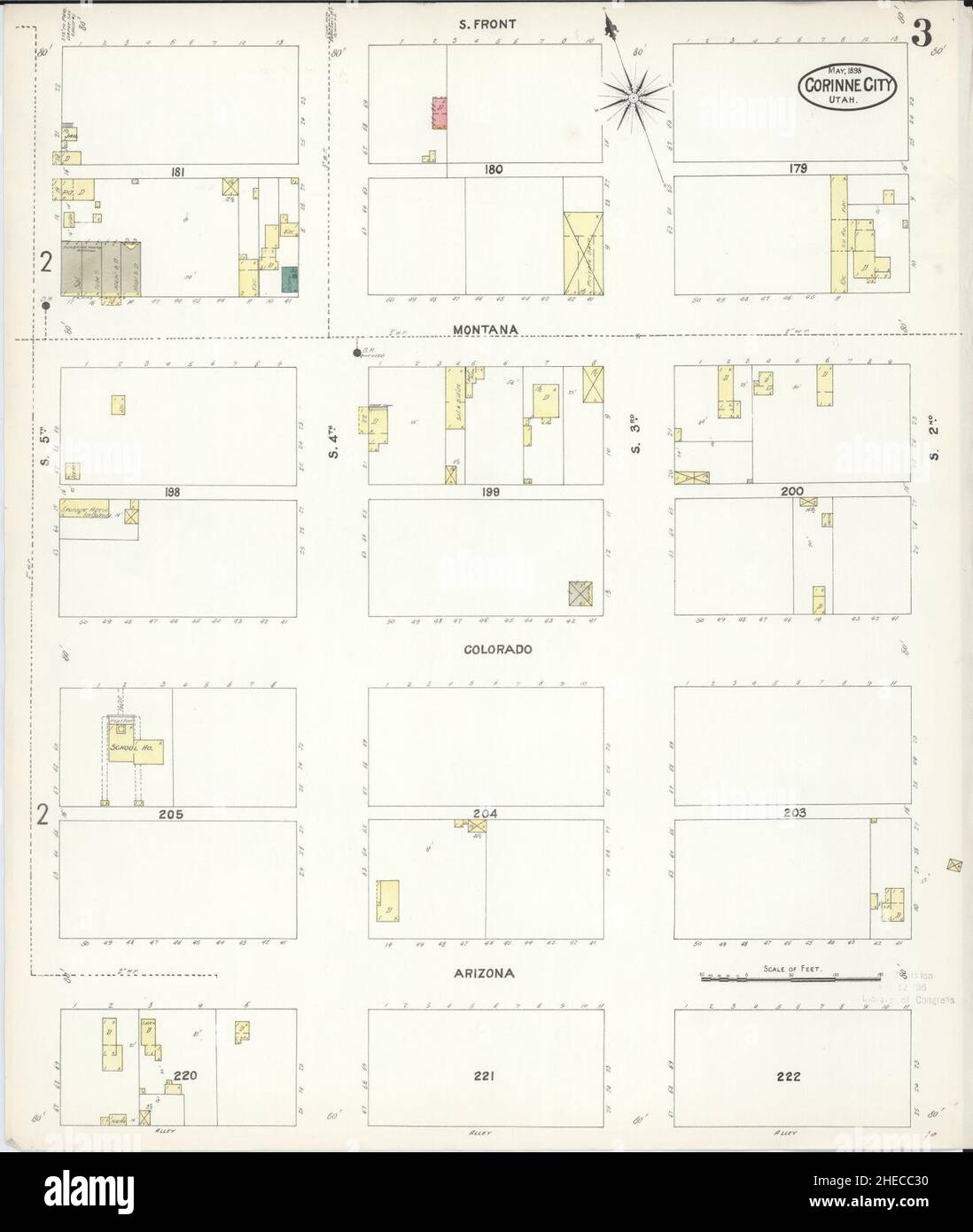 Corinne utah map hires stock photography and images Alamy