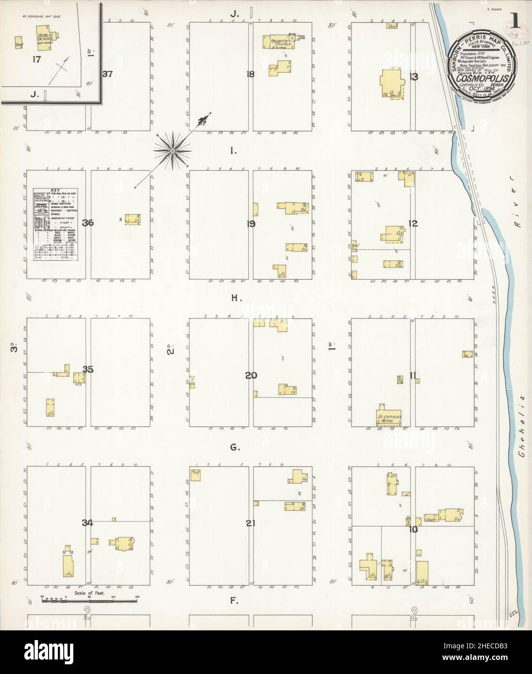 Map of cosmopolis hires stock photography and images Alamy