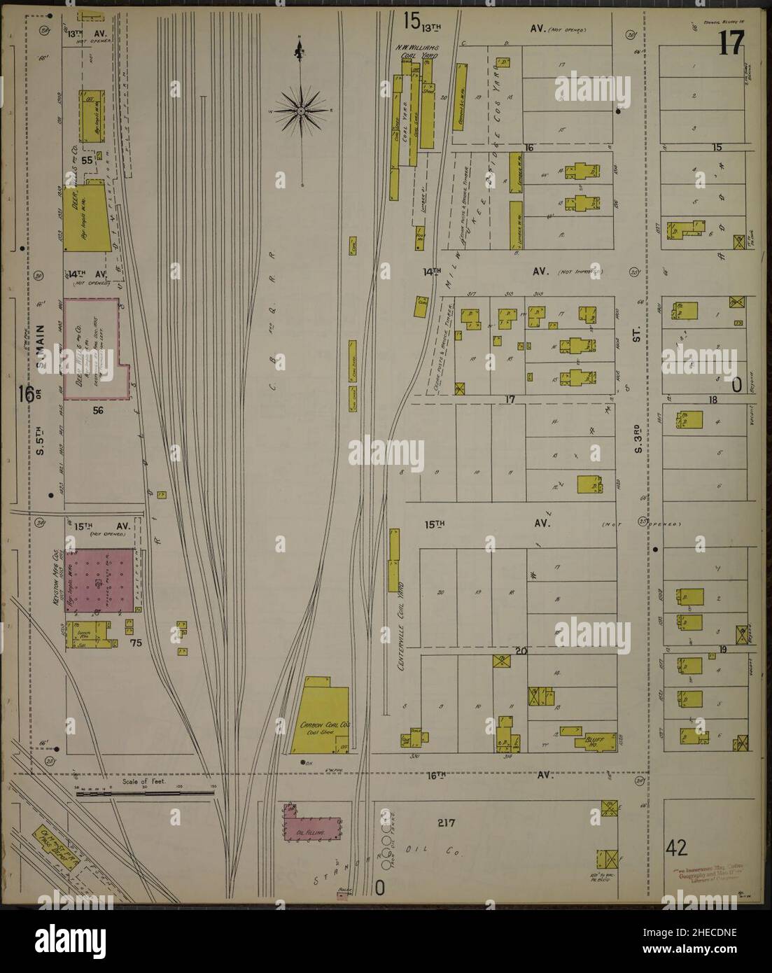 Map of council bluffs iowa hires stock photography and images Alamy