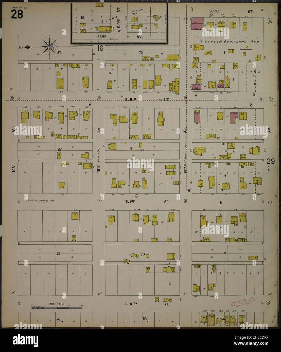 Vintage map of council bluffs hires stock photography and images Alamy