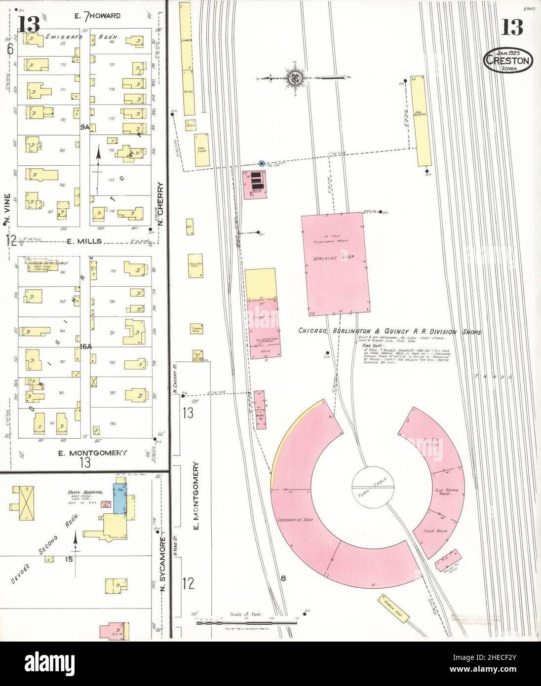 Creston iowa map hires stock photography and images Alamy
