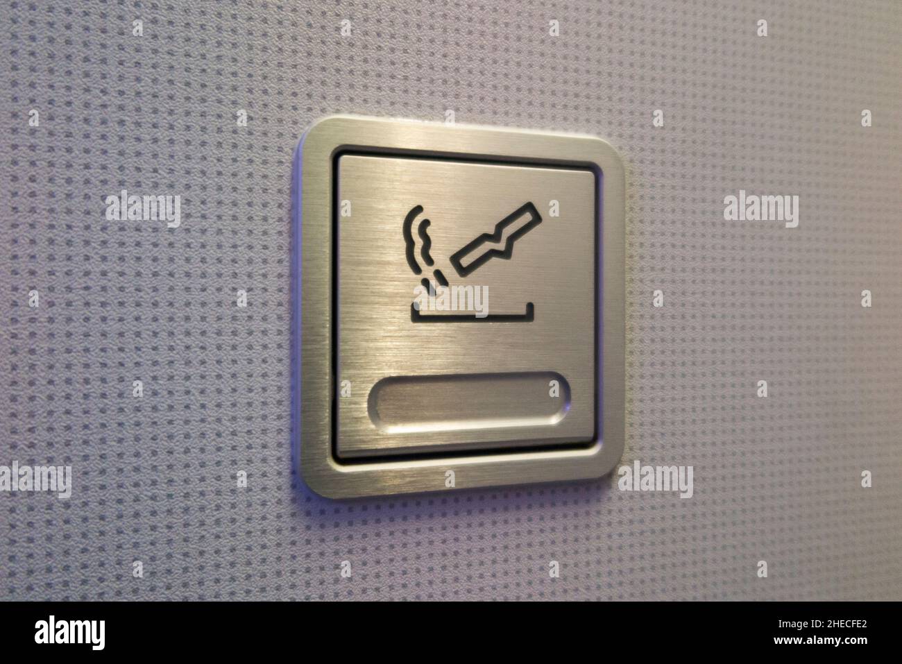 Aircraft toilet ashtray hires stock photography and images Alamy