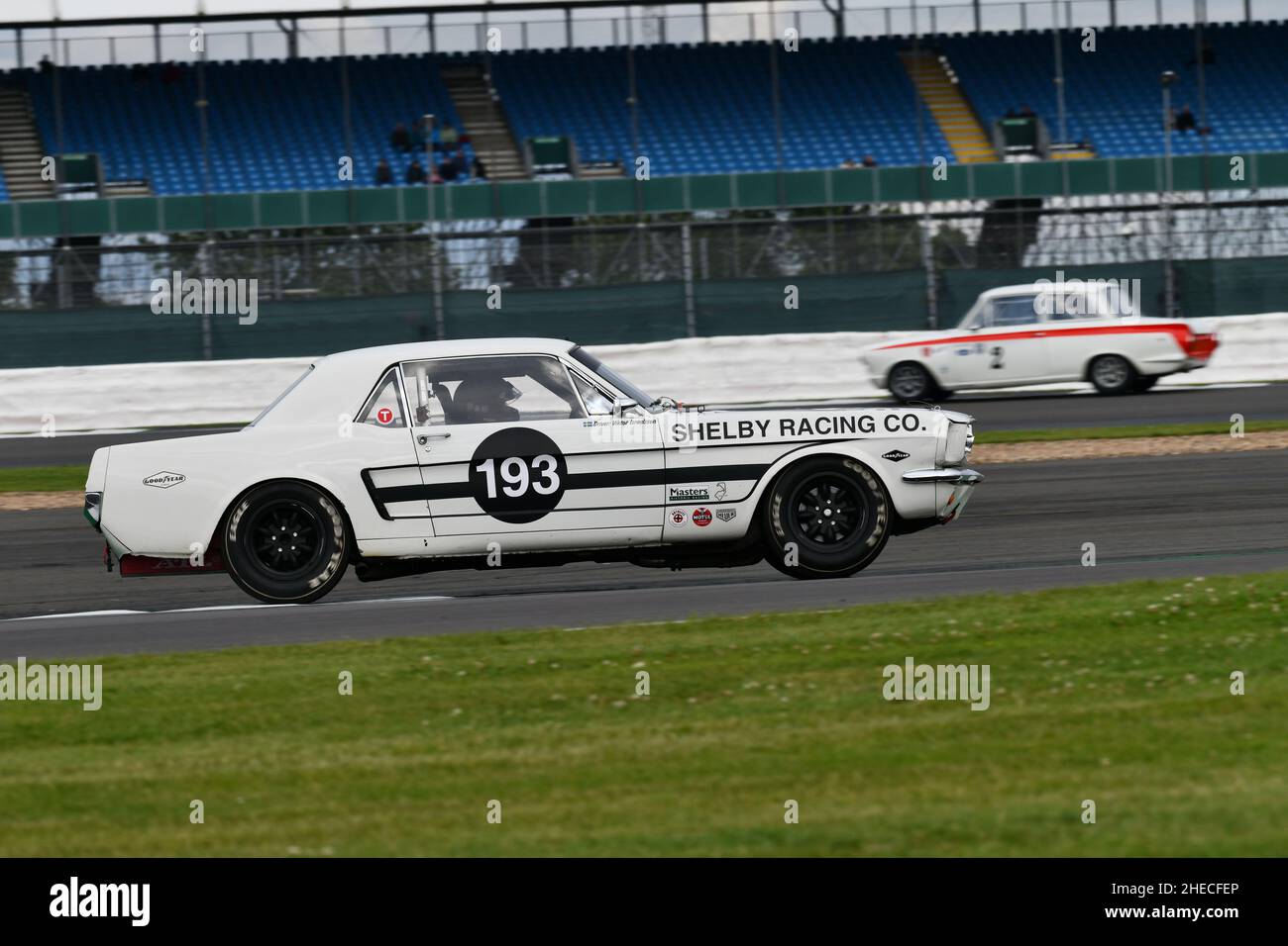 Victor Israelsson, Ford Mustang, Touring Car Racing from the 1960s, a 45 minute race for one or two drivers with a compulsory pit stop, Transatlantic Stock Photo