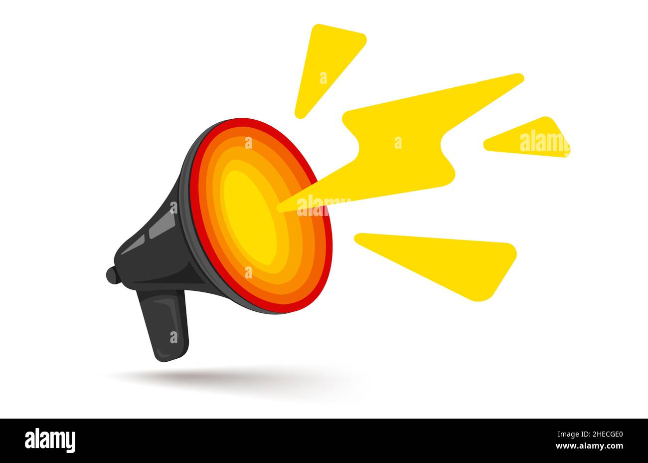 Megaphone news Cut Out Stock Images & Pictures - Alamy