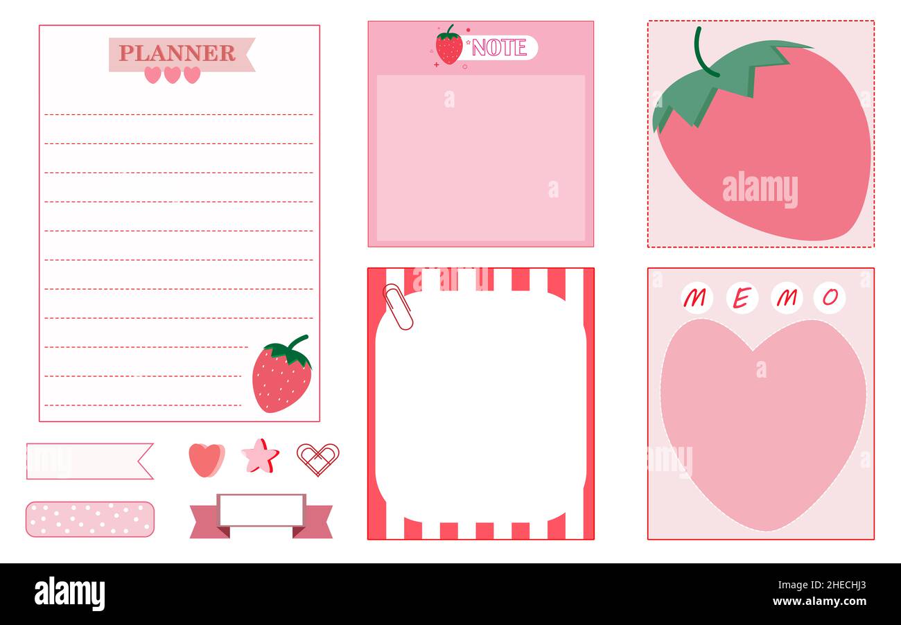 Printable Stationary Letter Notepad Cute Memo Sheets Printable Memo Sheets Pink Memo Sheets Printable Memo Pad
