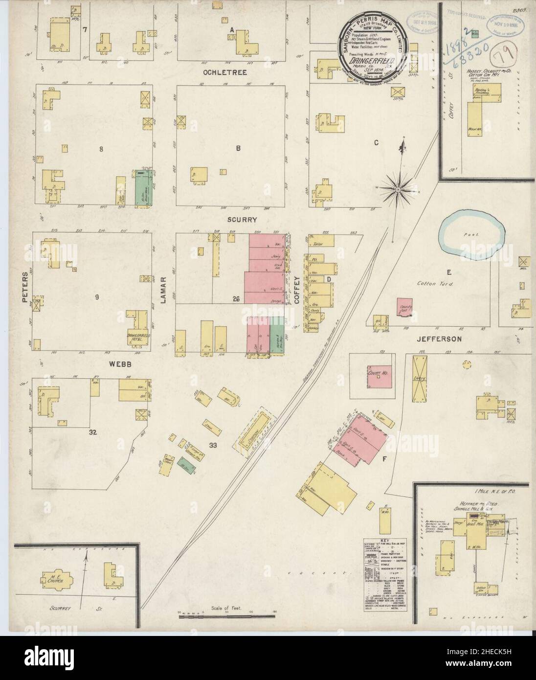 Daingerfield texas map hires stock photography and images Alamy