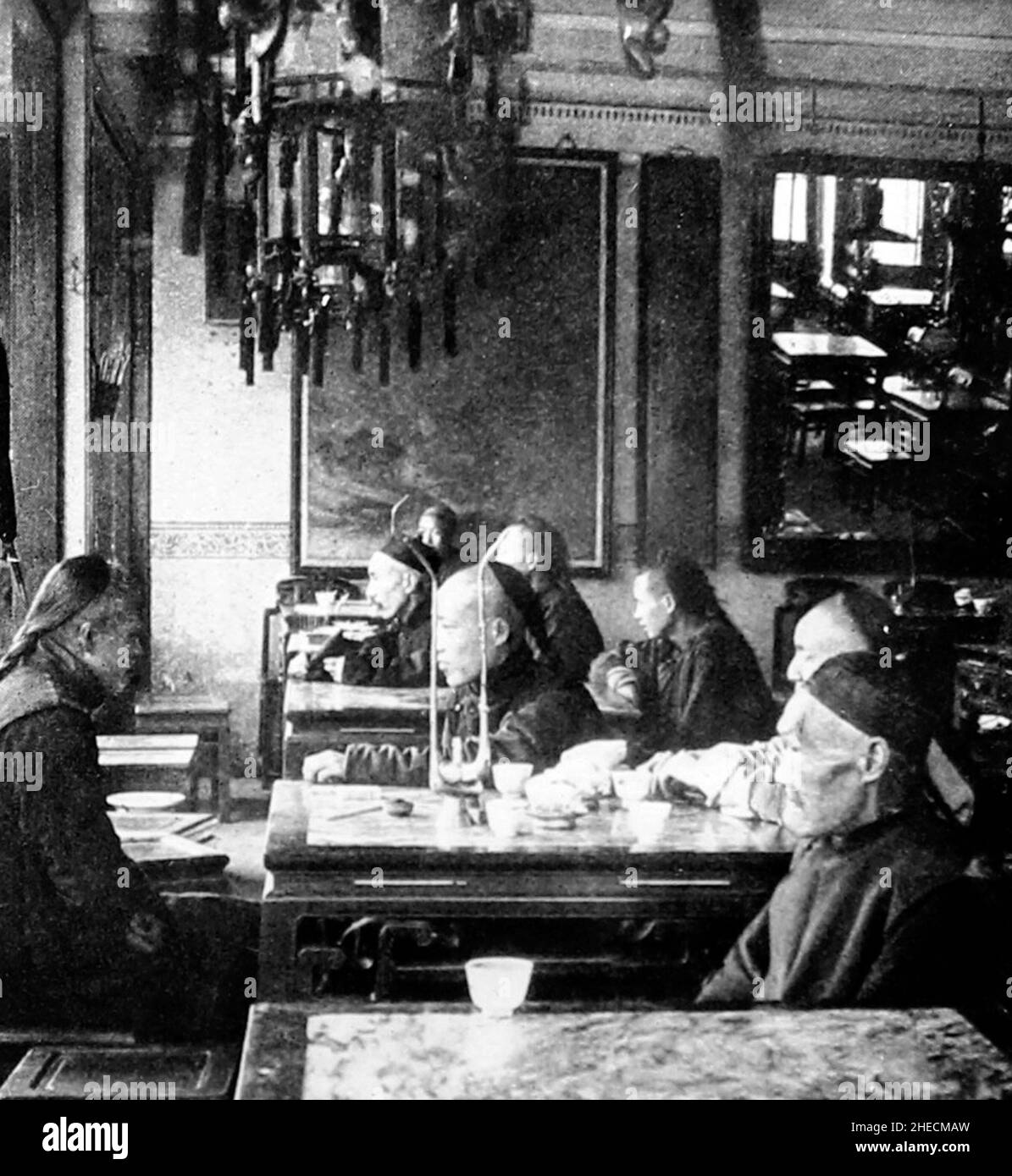 Tea House, Nanking Road, Shanghai, China, early 1900s Stock Photo Alamy