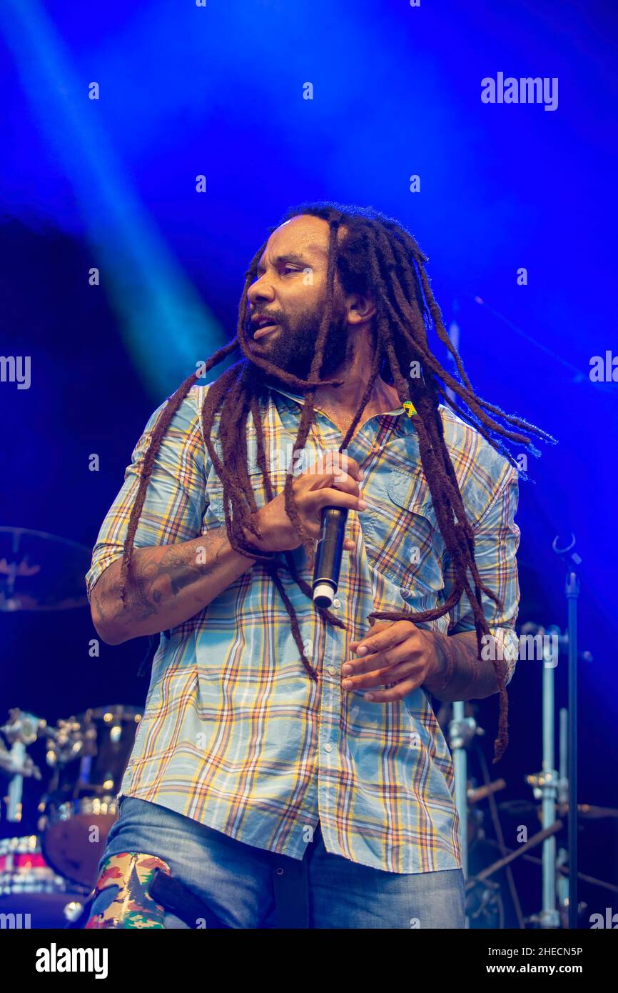 stockholm sweden - July 31 - 2013 - the Jamaican reggae singer ky -mani ...