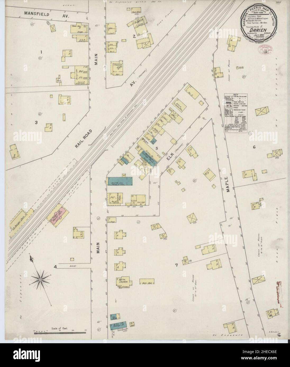 Map of darien hires stock photography and images Alamy