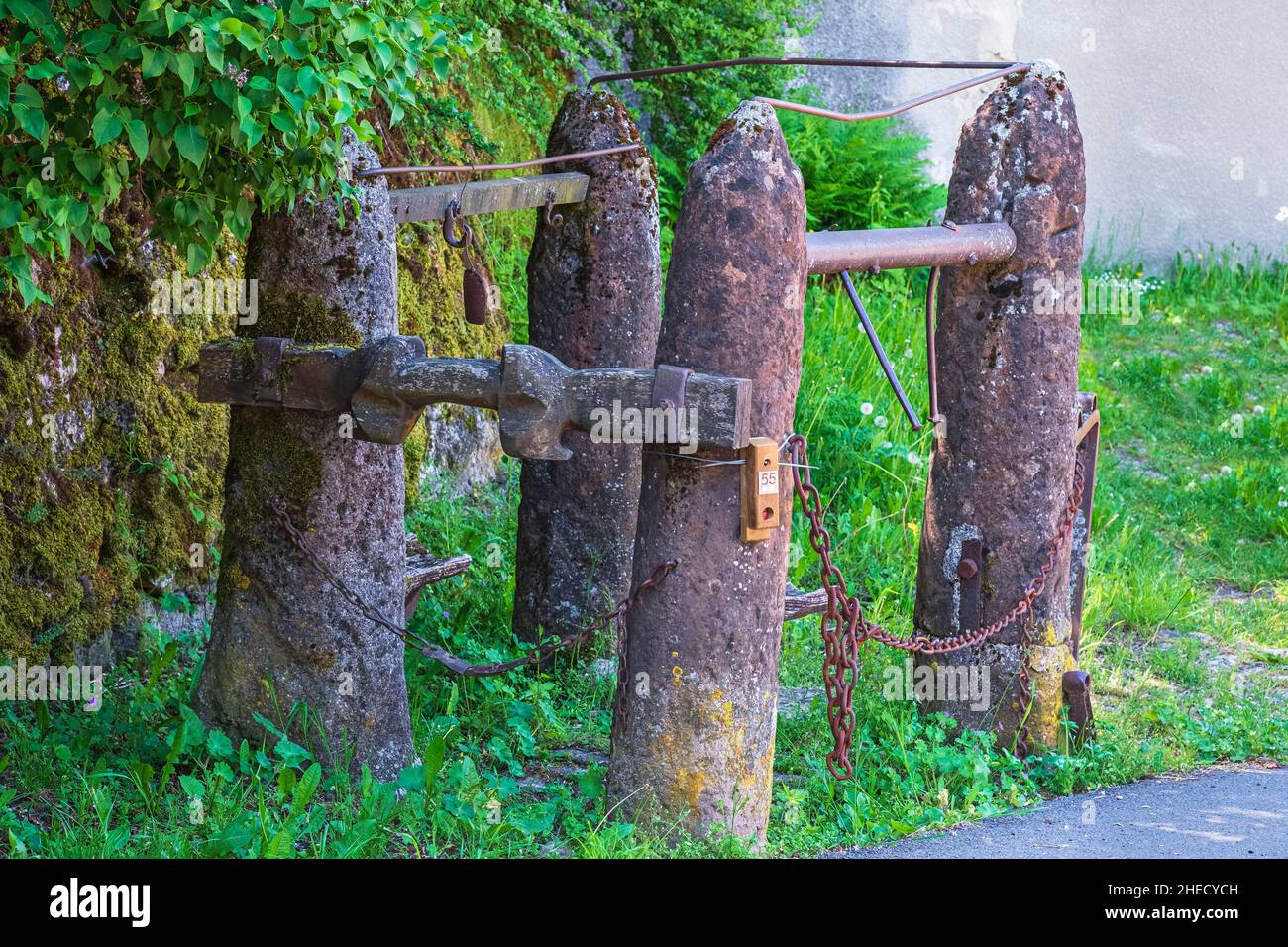 France, Lozere, Mont Lozere et Goulet, Le Bleymard on the Stevenson