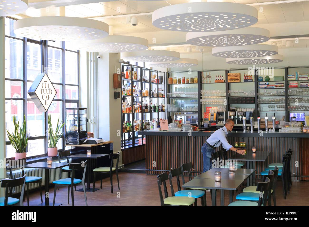 Belgium, West Flanders, Ostend, cultural center La Grande Poste (De