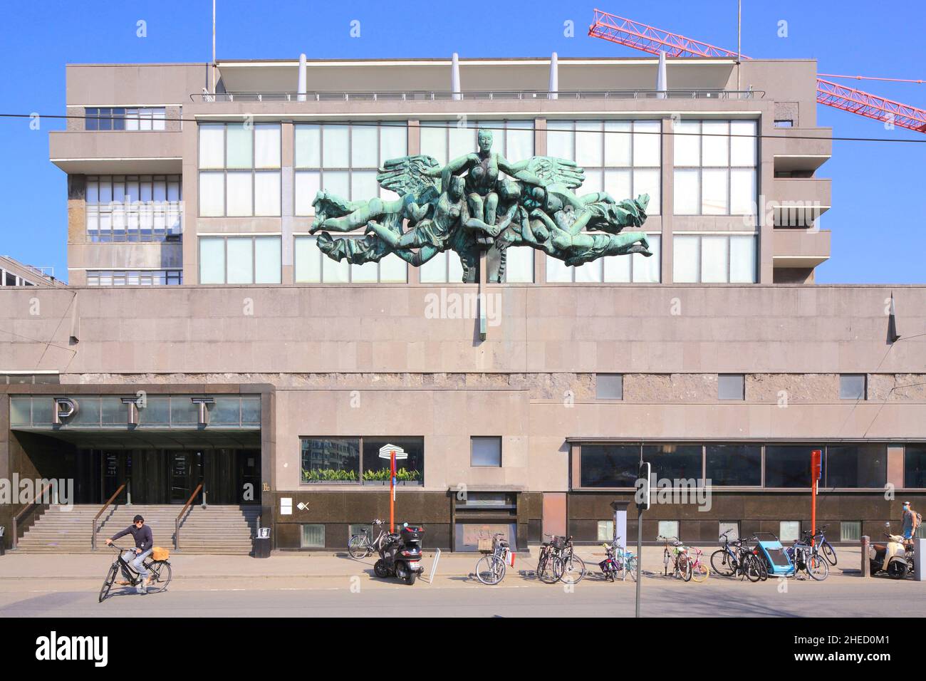Belgium, West Flanders, Ostend, cultural center La Grande Poste (De