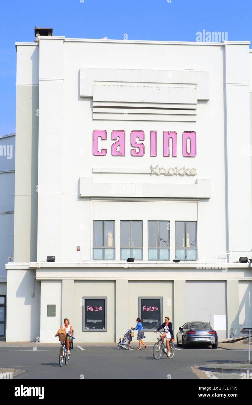 Belgium, West Flanders, Knokke Heist, casino designed by Belgian ...