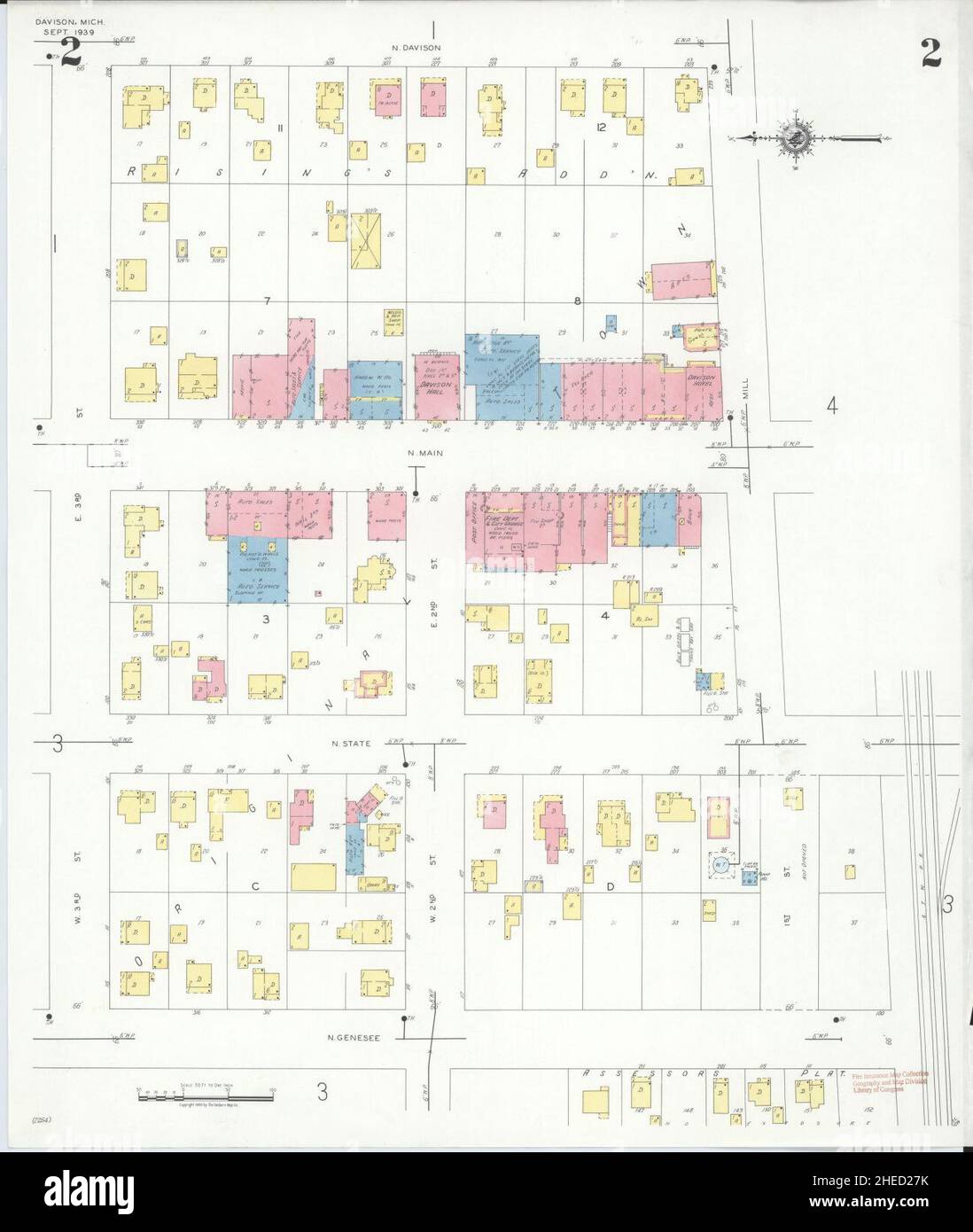 Map of davison hires stock photography and images Alamy