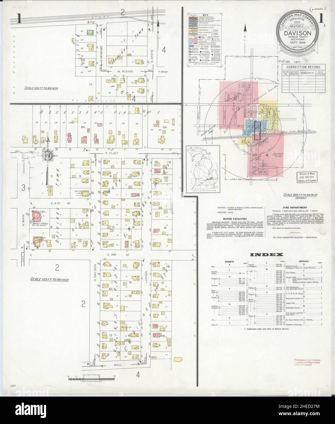Map of davison hires stock photography and images Alamy