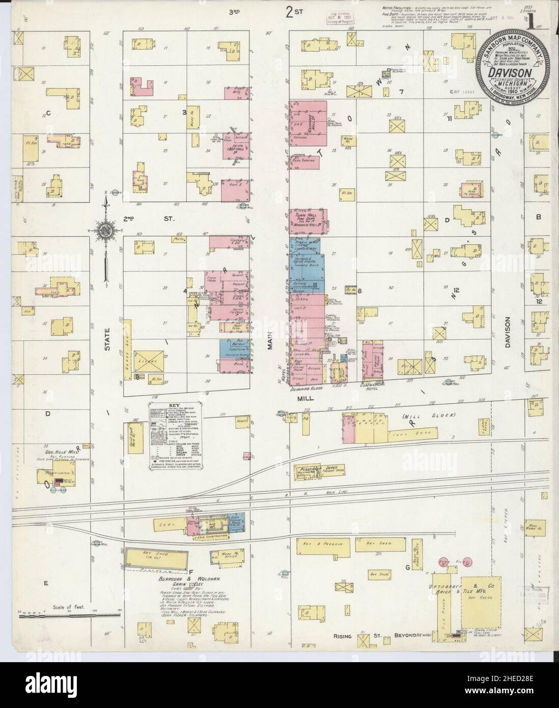 Map of davison hires stock photography and images Alamy