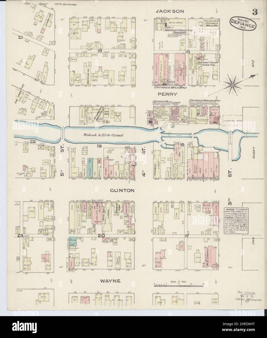 Map of defiance ohio hires stock photography and images Alamy