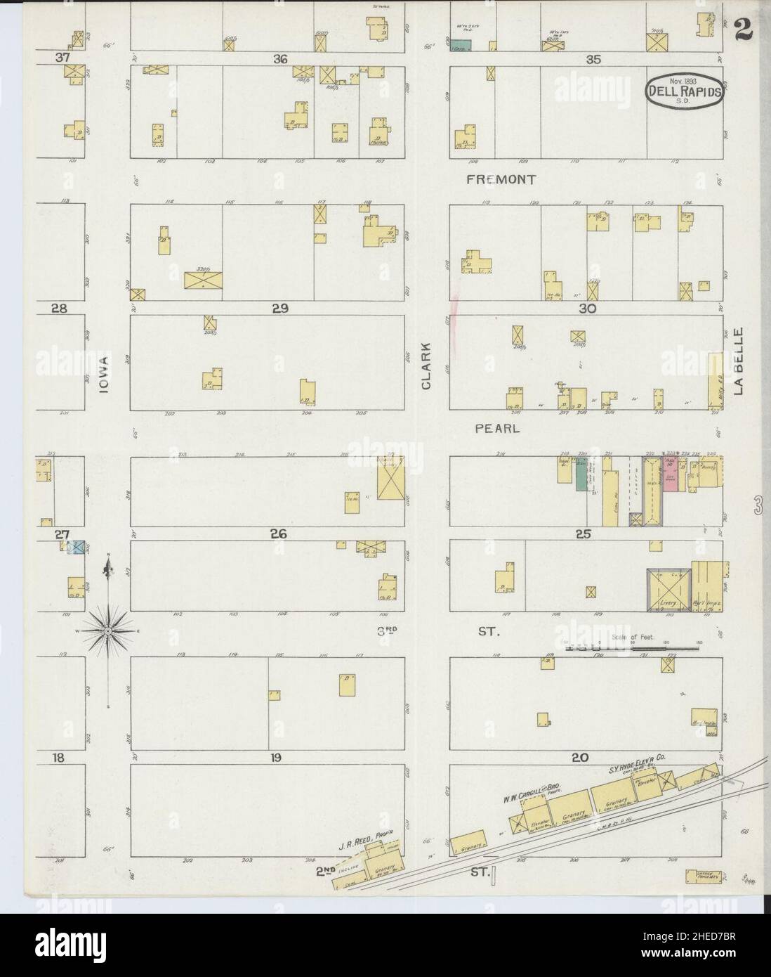 Dell rapids map hires stock photography and images Alamy