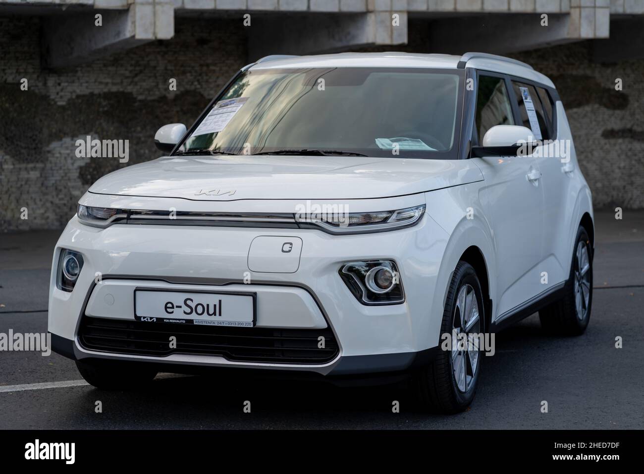 Galati, Romania - September 15, 2021: Kia e-Soul EV Stock Photo